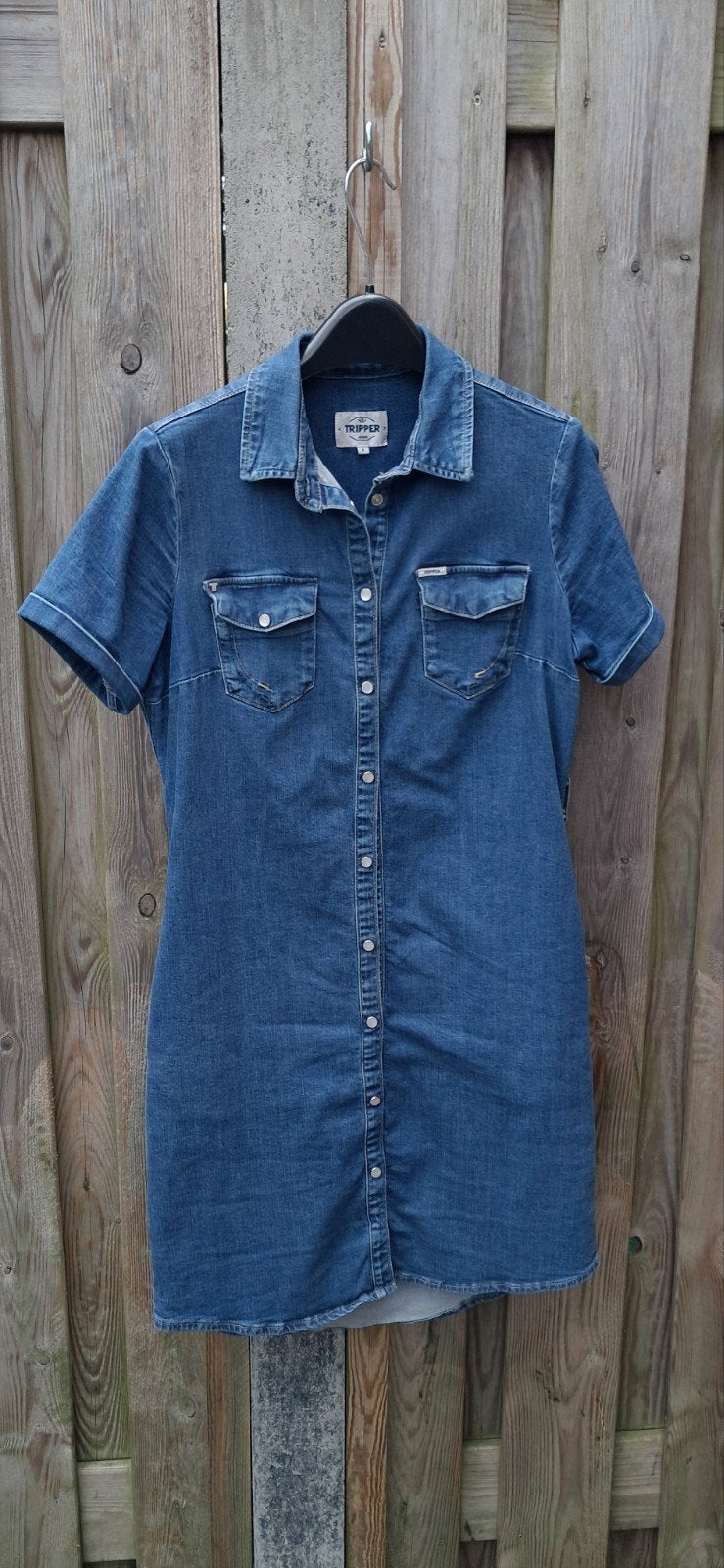 damesjurk jeans Tripper maat S., Blauw, Ophalen of Verzenden, Knielengte, Maat 36 (S)