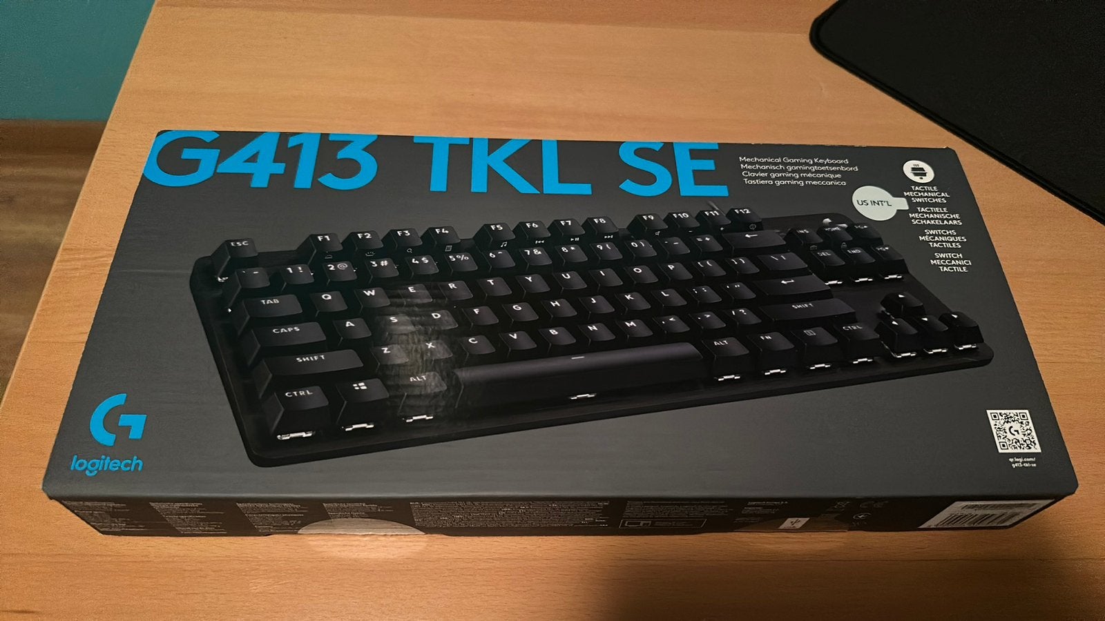 Logitech G413 TKL SE - Zwart Bedraad Mechanisch Toetsenbord, Ophalen of Verzenden, Zo goed als nieuw