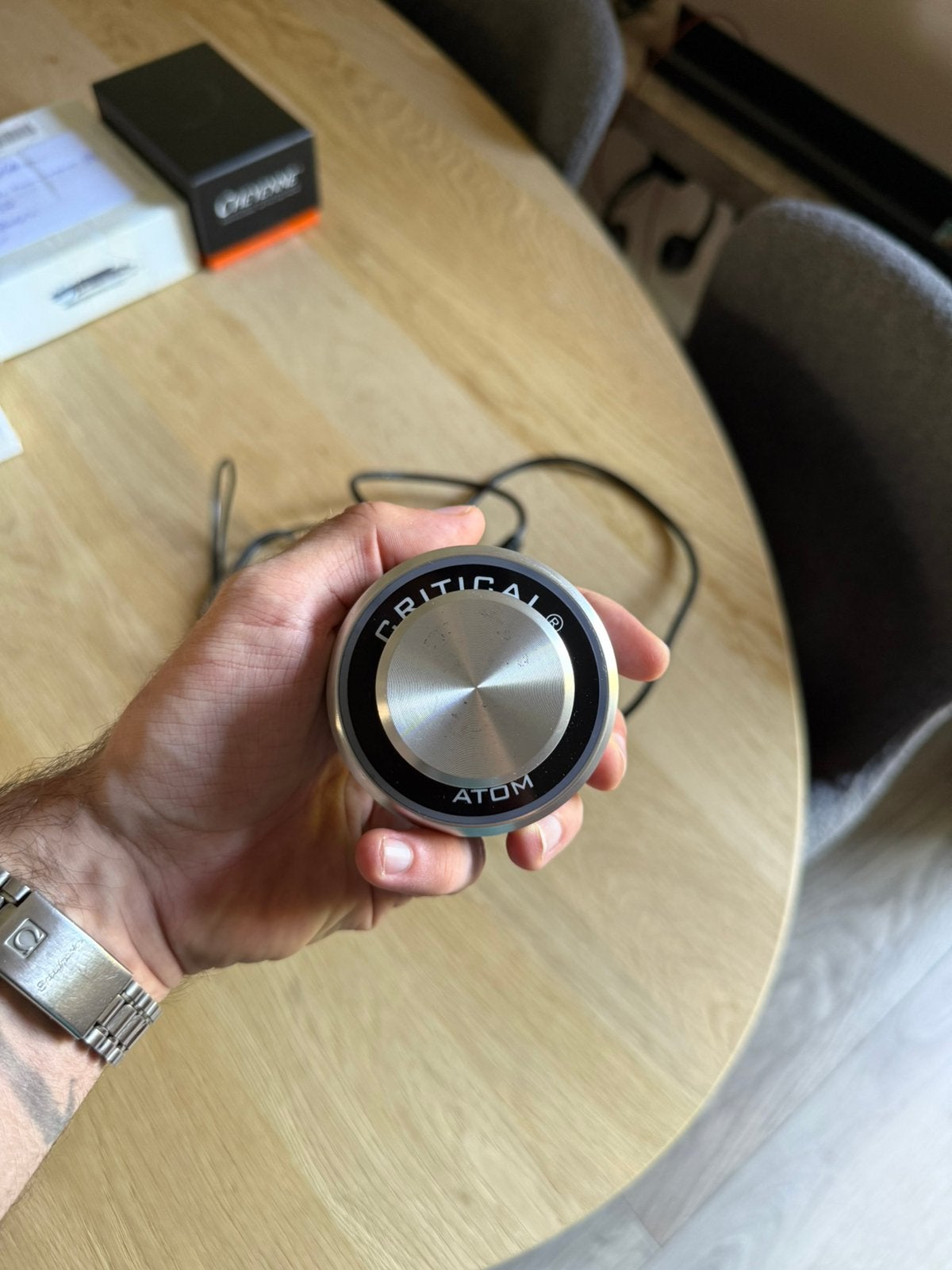 Critical Atom Power Supply Zilver – Tattoo Voeding, Ophalen of Verzenden, Zo goed als nieuw