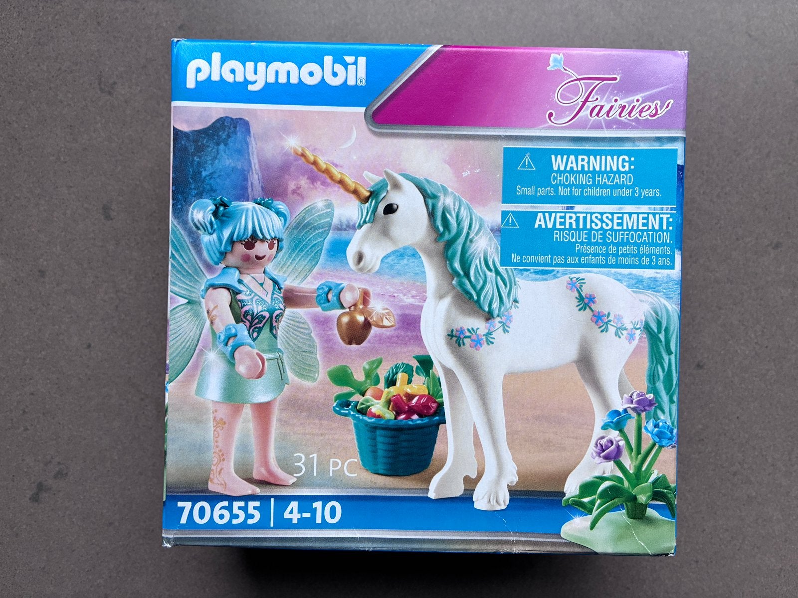 NIEUW Playmobil Fairies Eenhoorn met voederfee #70655 (2020), Ophalen, Complete set, Fantasy, Nieuw