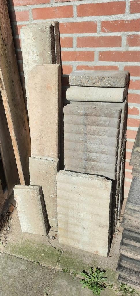 GRATIS  betonnen borderrand / opsluitband, Tuin en Terras, Ophalen, Overige materialen