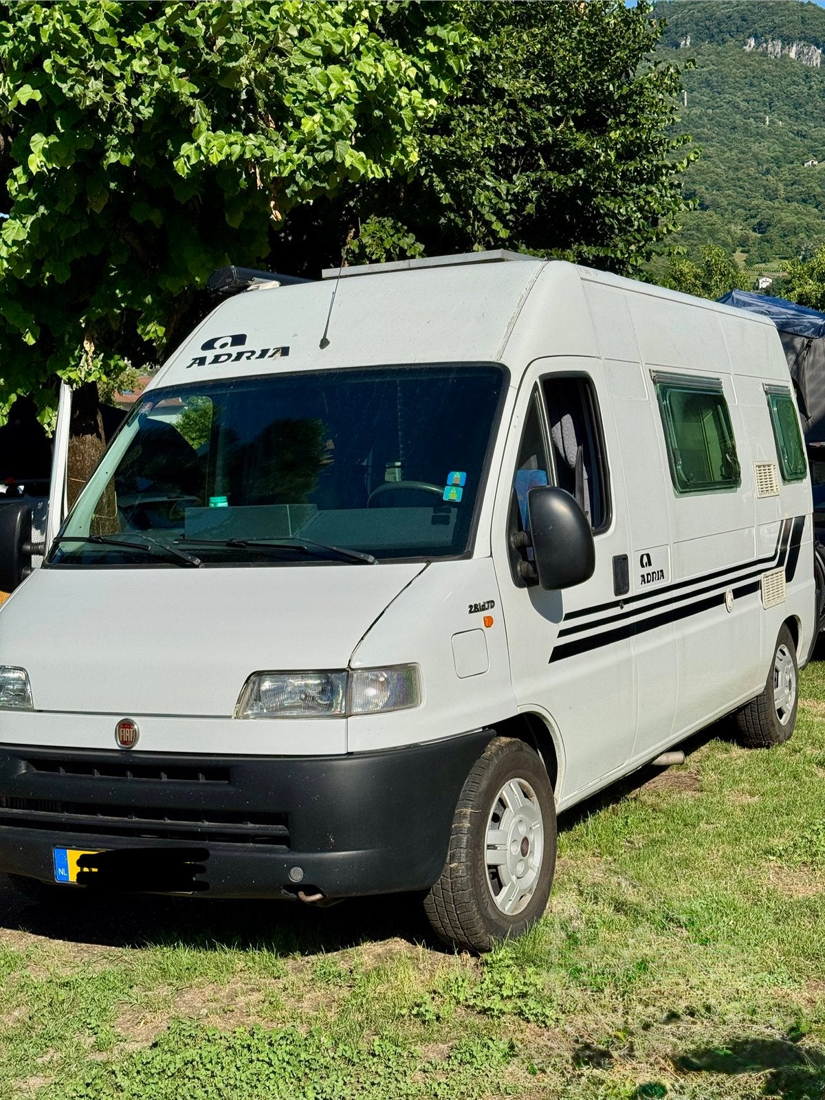 Betrouwbare Fiat Ducato 2.8 JTD Adria camperbus, Buscamper of Camperbus, Fiat, Tot en met 2, Treinzit