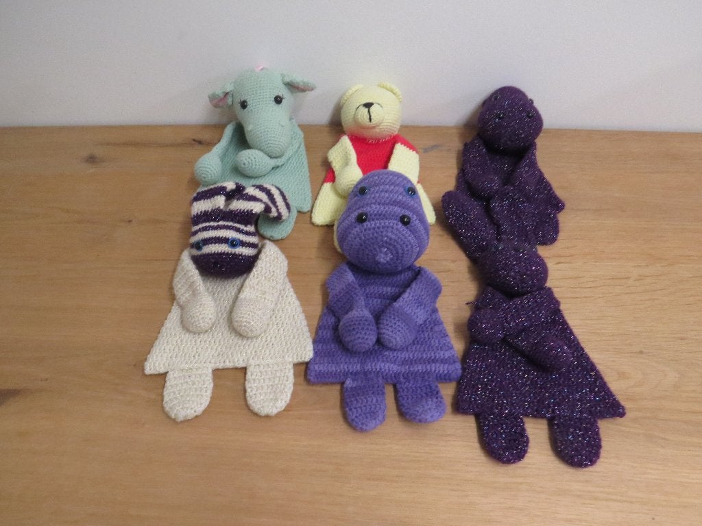 gehaakte knuffel lappenpop, Ophalen of Verzenden, Nieuw, Overige typen, Handgemaakt