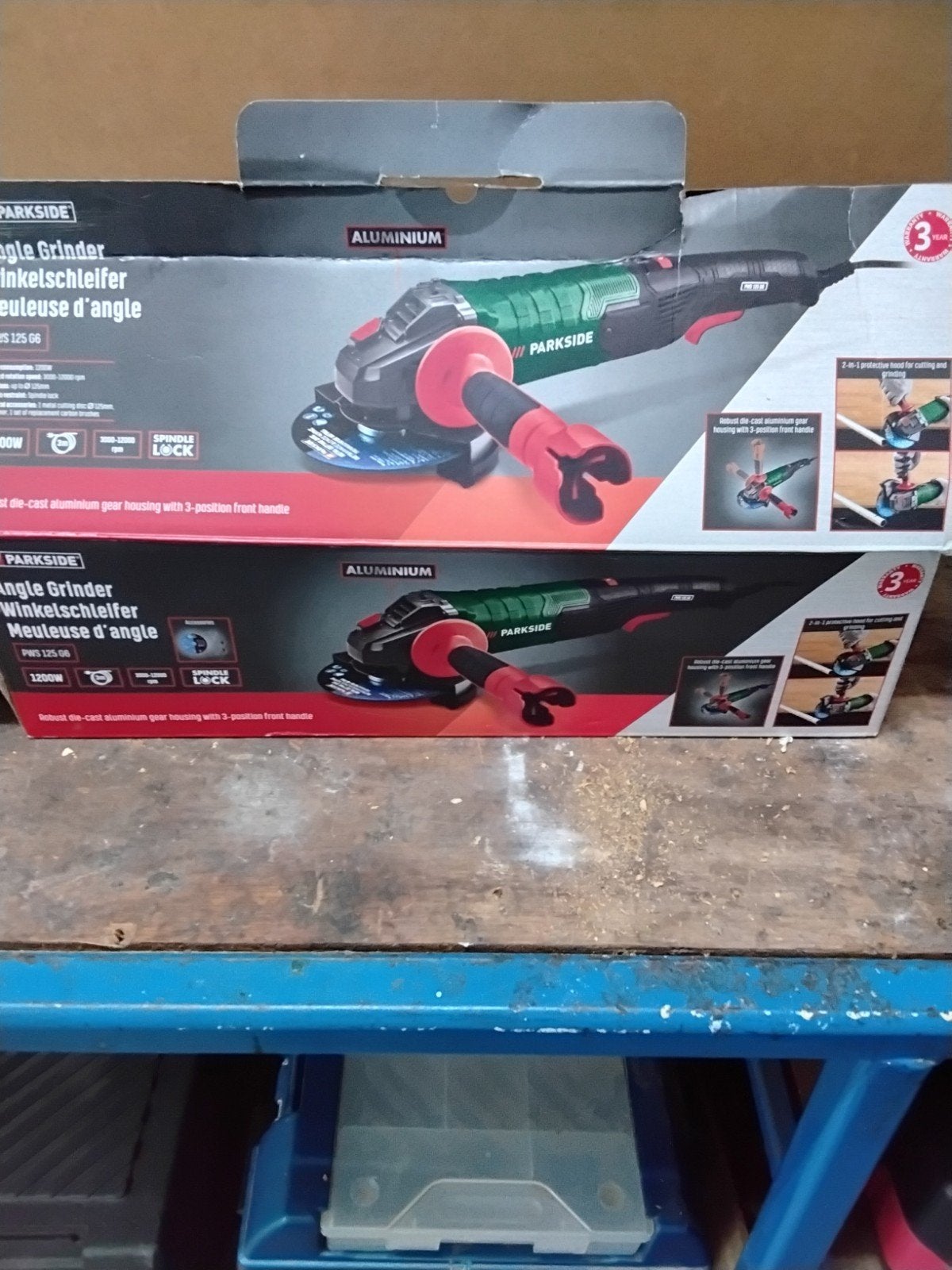 Haakse slijper parkside 1200 watt, Ophalen of Verzenden, Zo goed als nieuw, 1200 watt of meer, Overige typen