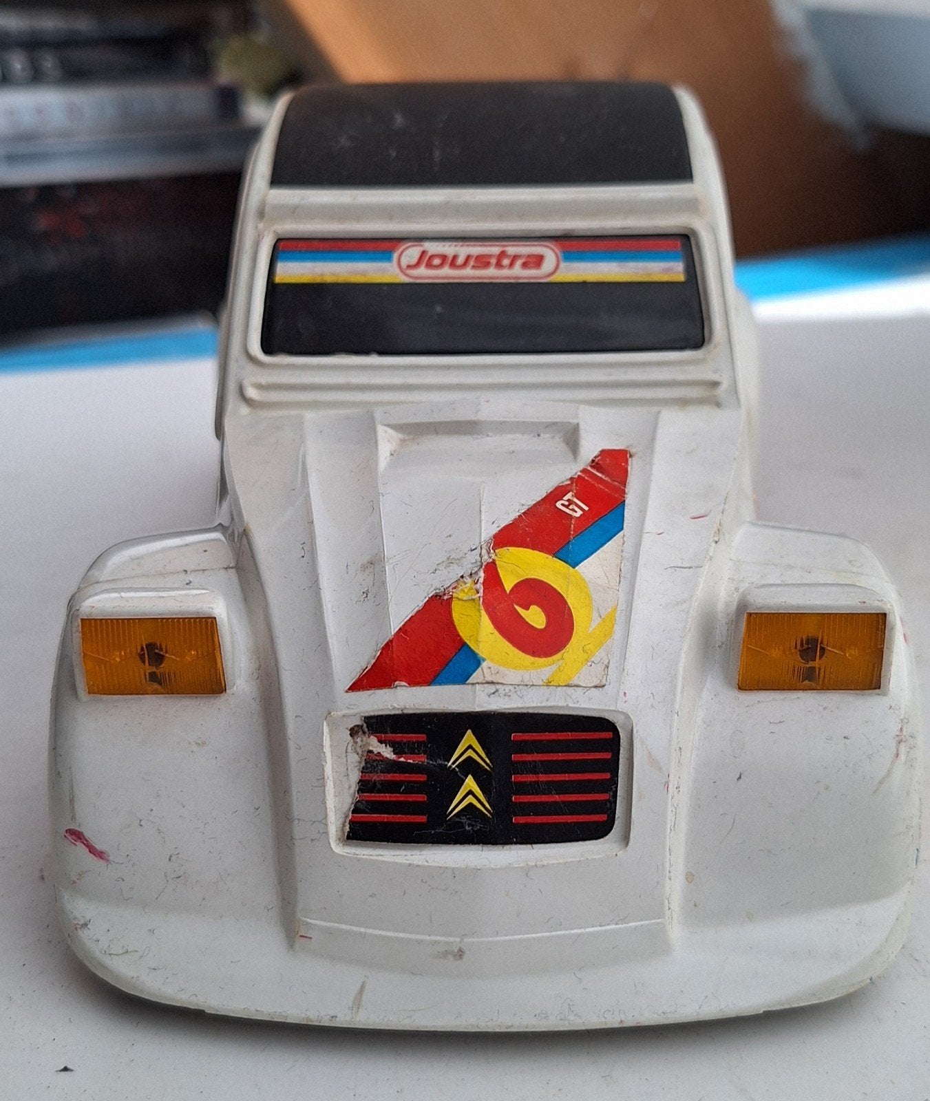 Vintage Joustra 2CV Speelgoedauto, Ophalen of Verzenden