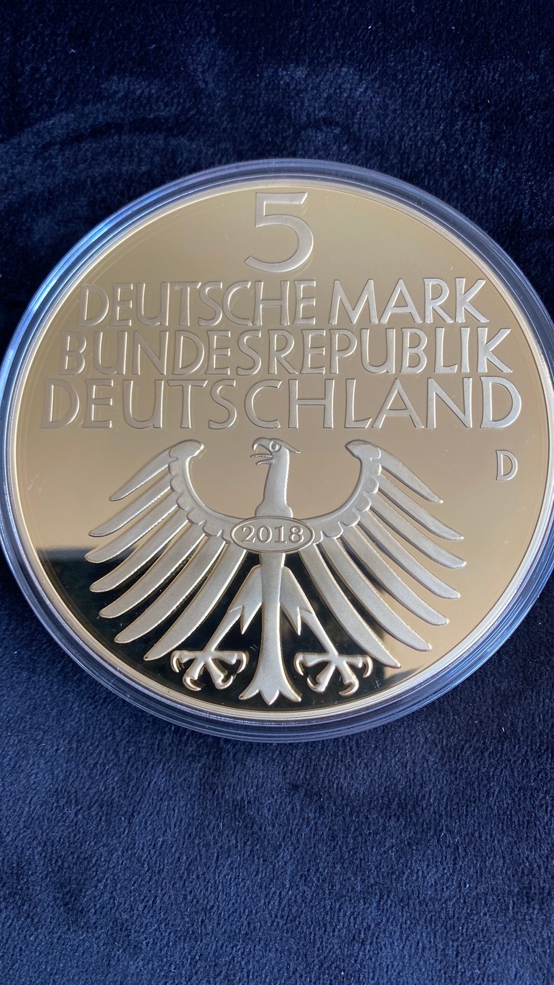 Penning 5 mark 1952, Postzegels en Munten, Ophalen of Verzenden, Overige materialen