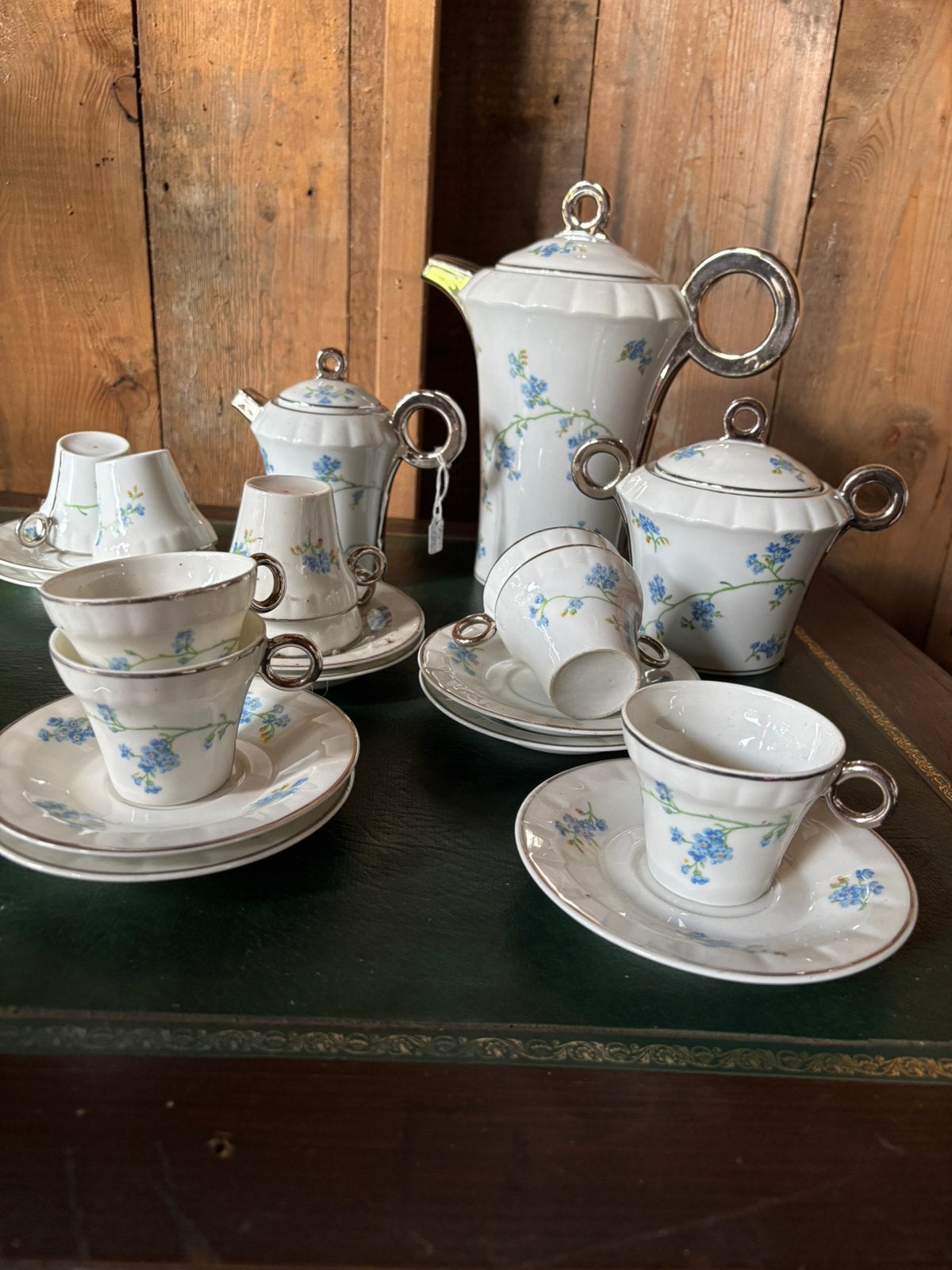 Franse Limoges porseleinen koffie thee serviezen, Ophalen of Verzenden