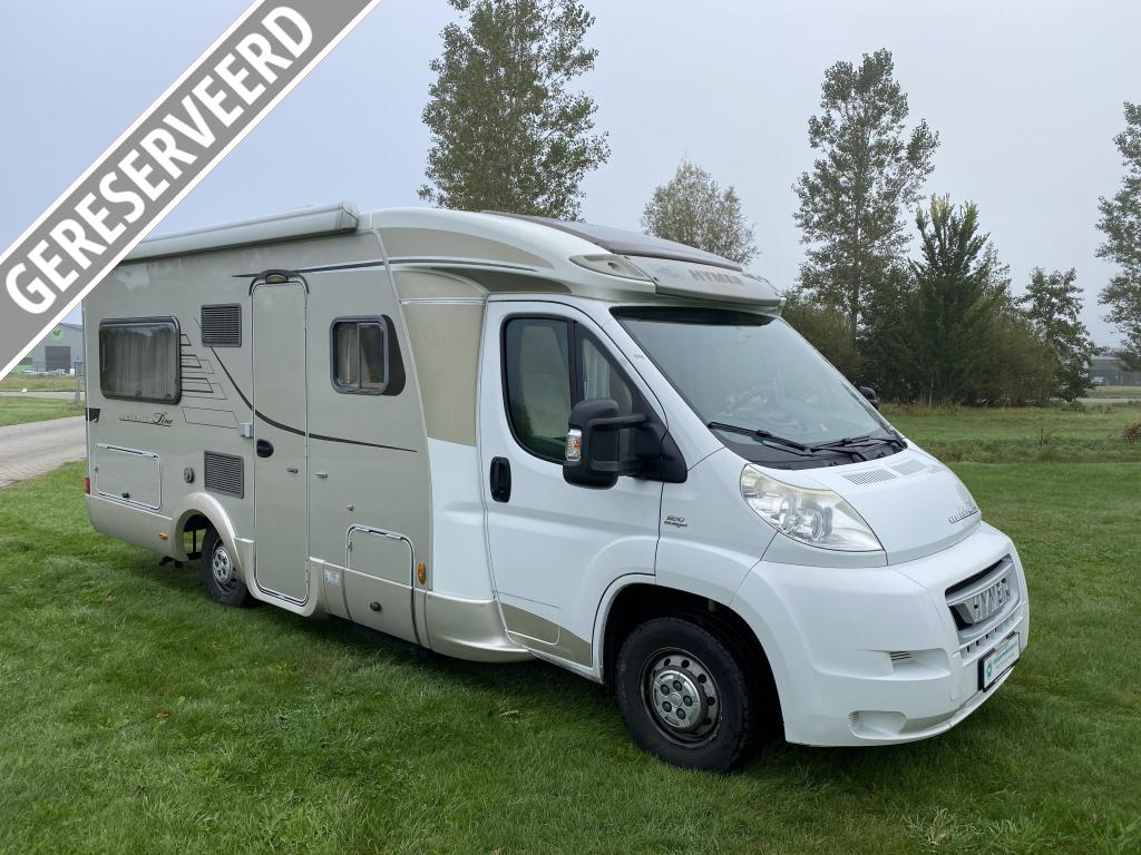 Hymer Tramp 654 CL Nederlandse camper, Caravans en Kamperen, Ringverwarming, Luifel, Bedrijf, Hymer