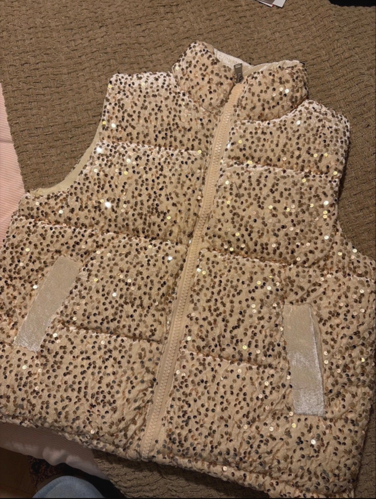 Glitter Bodywarmer Maat L - Warm en Goed Gevoerd, Kleding | Dames, Bodywarmers, Ophalen of Verzenden, Gedragen, Maat 42/44 (L)