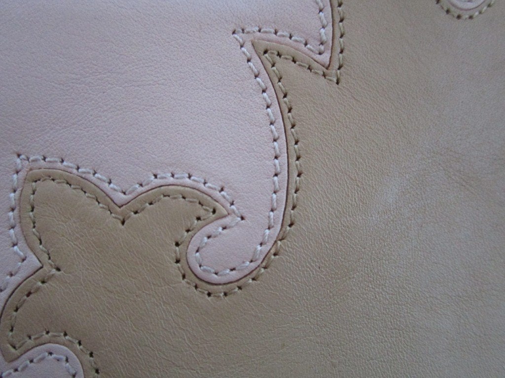 Nr.135: Vintage tas Handtas van Claudio Ferrici roze en beig, Ophalen of Verzenden, Nieuw, Roze, Handtas