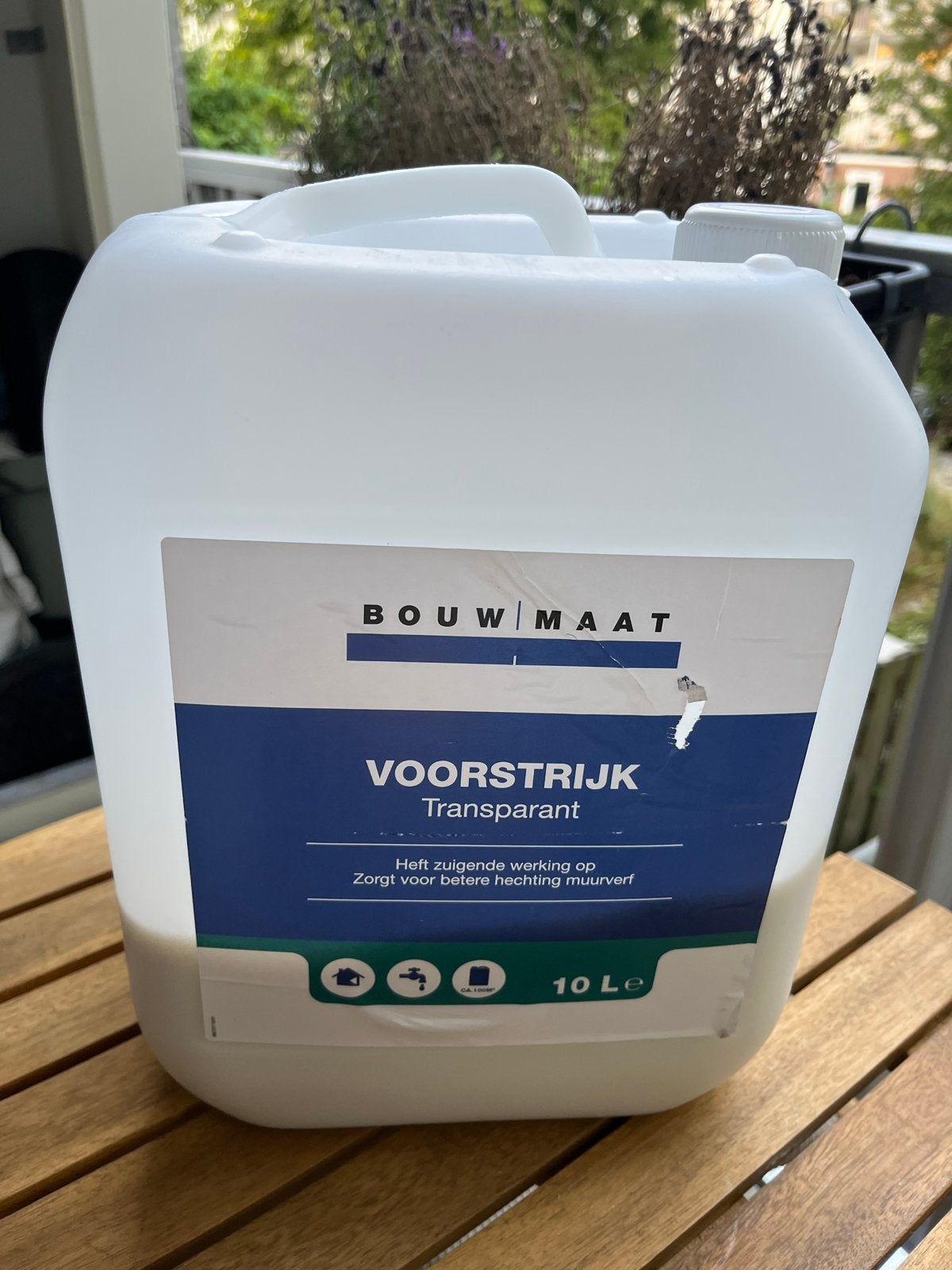 Bouwmaat Voorstrijk Transparant, Ophalen, Gebruikt, Overige kleuren, Verf