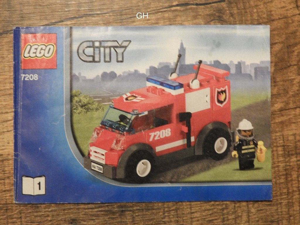 Lego 7208 Fire Station, Lego, Ophalen of Verzenden, Inclusief instructies, Complete set