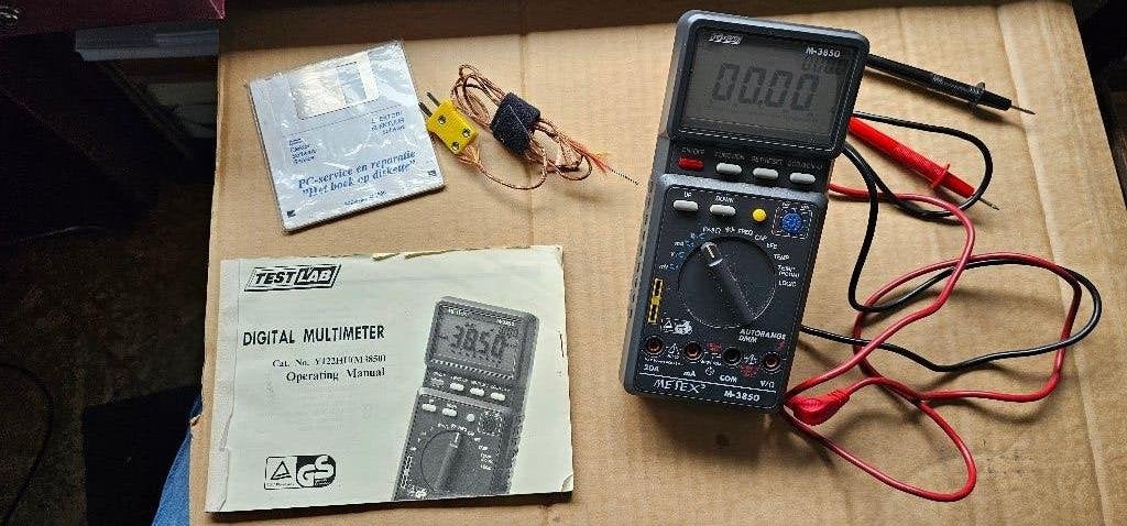 METEX M-3850  DIGITAL MULTIMETER, Ophalen of Verzenden, Gebruikt, Multimeter