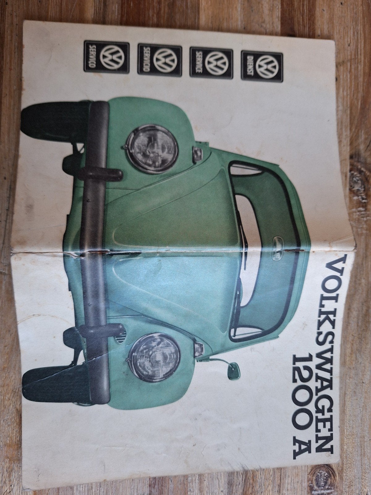 Originele VW Kever 1200A Handleiding NL 1965, Ophalen of Verzenden