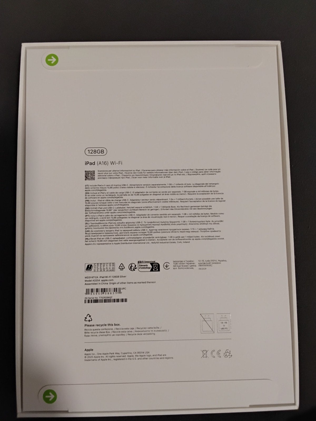Nieuwe iPad (A16) Wi-Fi 128GB - Ongeopend in doos, Computers en Software, Apple iPads, Apple iPad, Nieuw, Ophalen of Verzenden