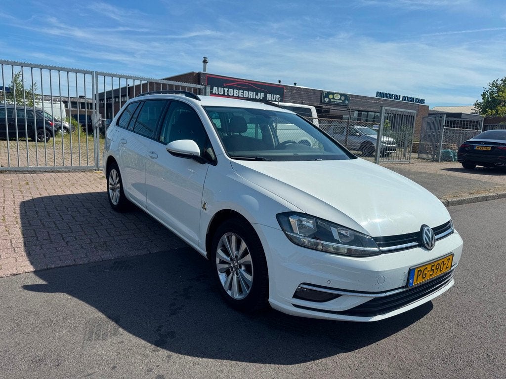 Volkswagen Golf Variant 1.6 TDI DSG-AUTOMAAT EURO 6 NAVI/CLM, Auto's, Volkswagen, Gebruikt, 4 cilinders, 116 pk, Wit