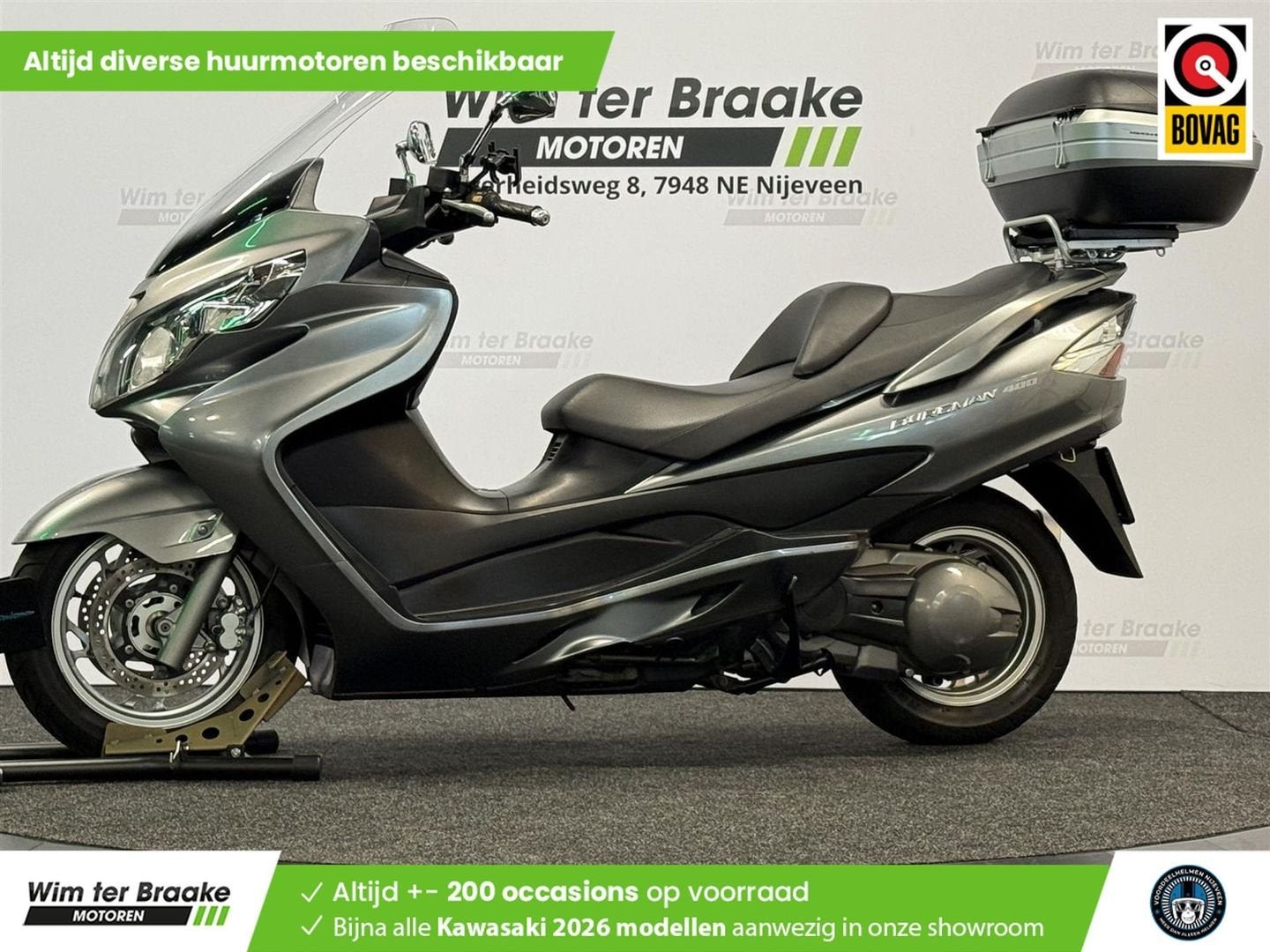 Suzuki AN 400 Burgman (bj 2007) 37,568 km, Motoren, Motoren | Suzuki, 400 cc, Bedrijf, Onbekend, Onbekend