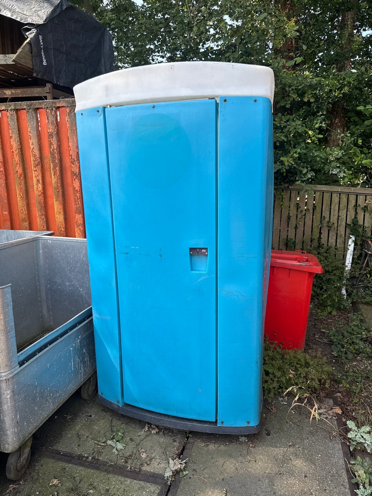 Zeer nette dixi met wc en urinoir, geheel kunststof, Ophalen, Gebruikt, Toilet