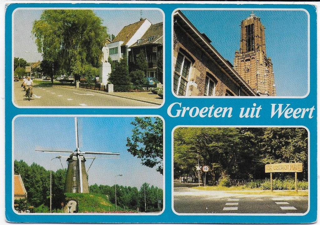 Weert Gelopen Ansichtkaart ( B5219), Verzamelen, Ophalen of Verzenden, 1980 tot heden, Gelopen