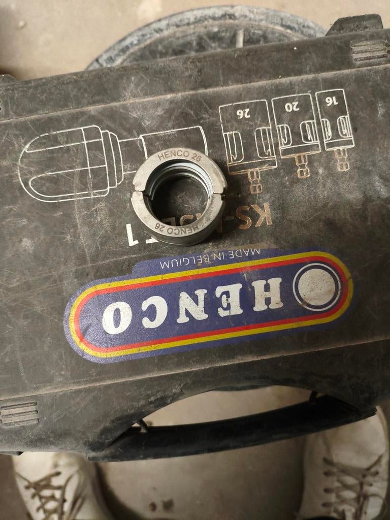 Henco persbekken inserts 26 mm, Ophalen of Verzenden