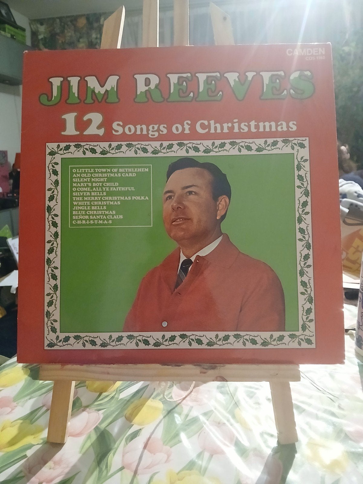Jim Reeves 12 Songs of Christmas LP (Camden), Ophalen of Verzenden, Gebruikt