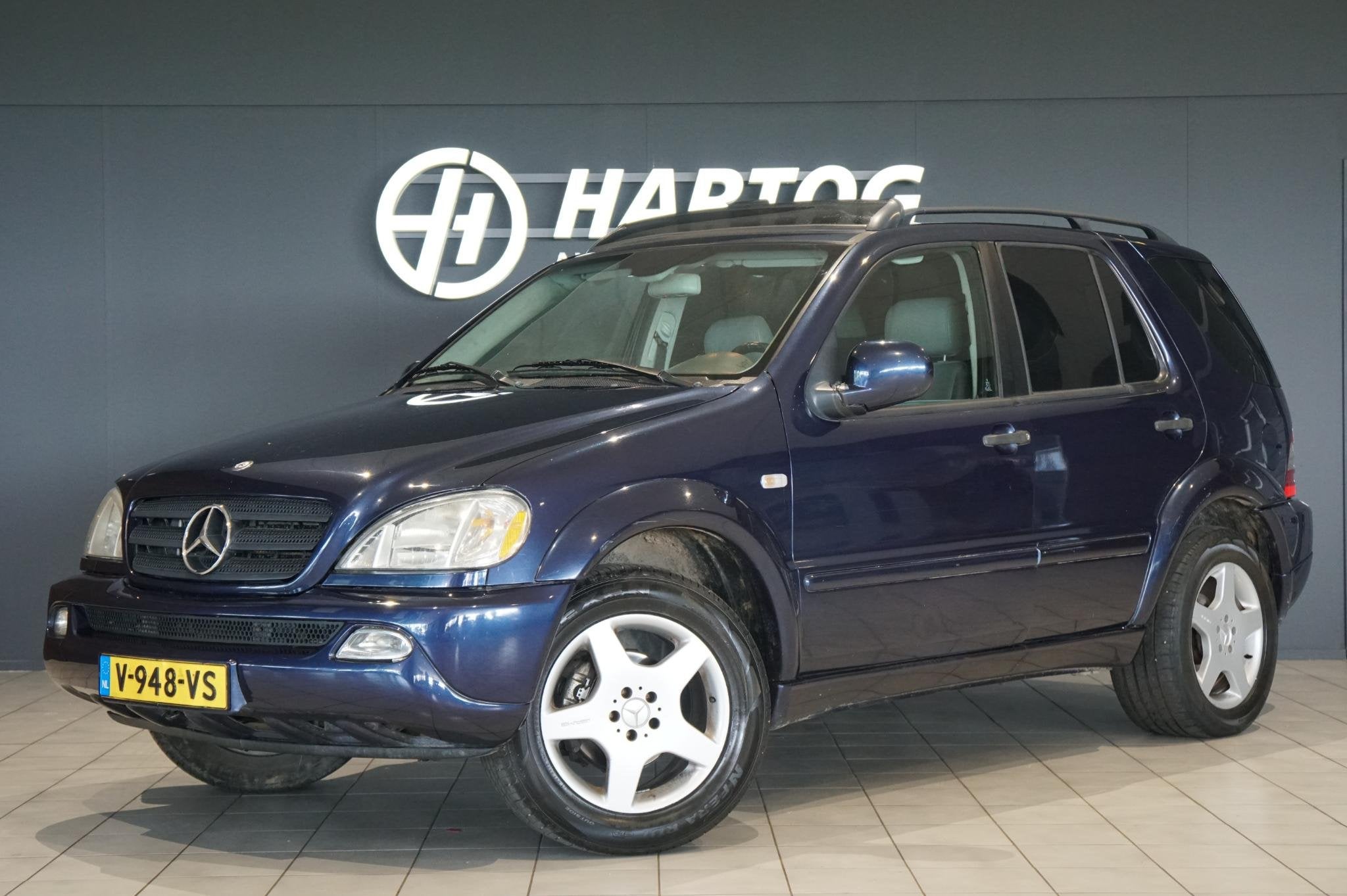 Mercedes-Benz M-klasse ML 270 CDI + TREKHAAK / MEMORY / AMG, Automaat, Stof, Gebruikt, Blauw