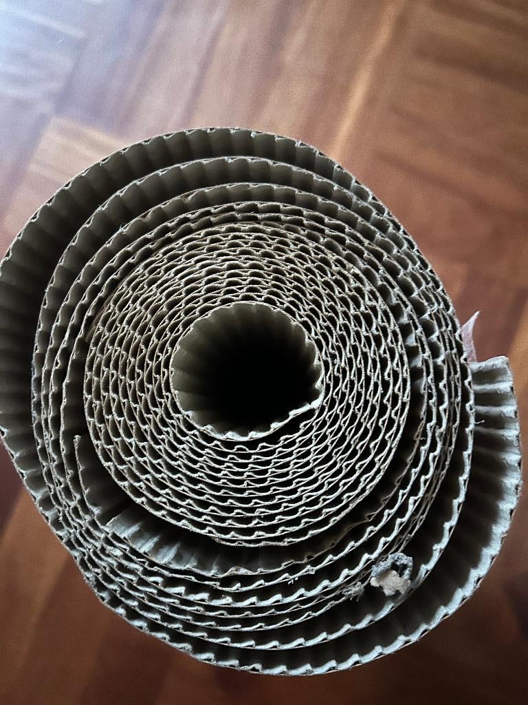 Rol ribbel/ golf karton ONGEBRUIKT!! 55 cm breed, Ophalen of Verzenden, Nieuw, Papier of Karton, Educatief