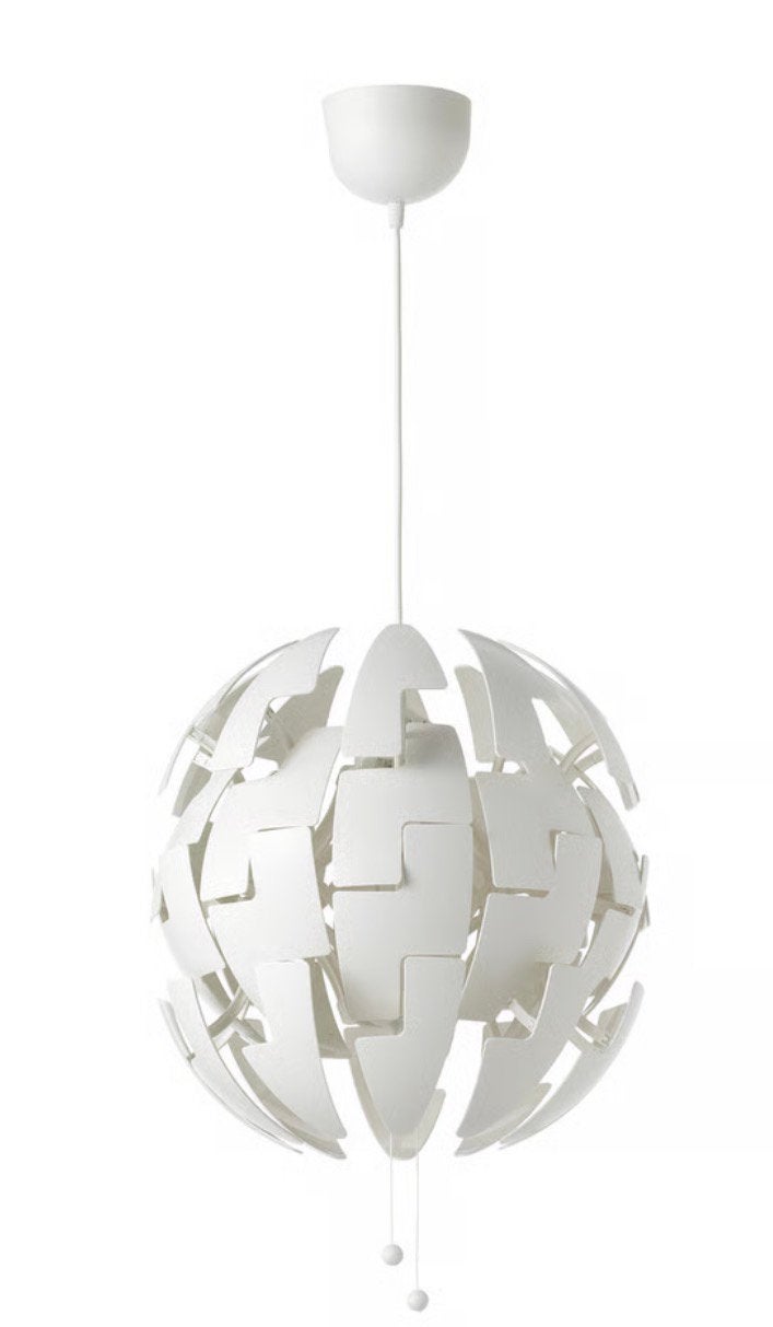Ikea PS 2014 hanglamp wit, Huis en Inrichting, Ophalen, Zo goed als nieuw, Kunststof, Overige fittingen