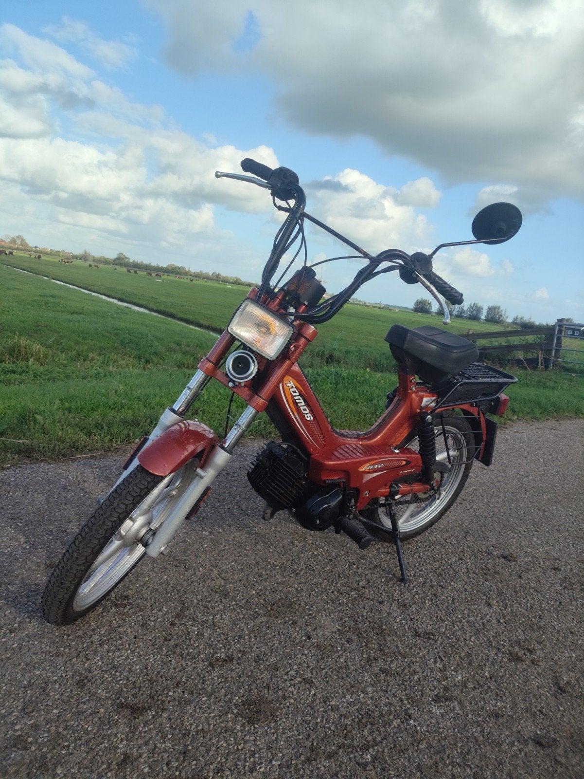 Tomos luxe e-start 2012 snorfiets, Fietsen en Brommers, Ophalen, Gebruikt, Overige modellen, 49 cc