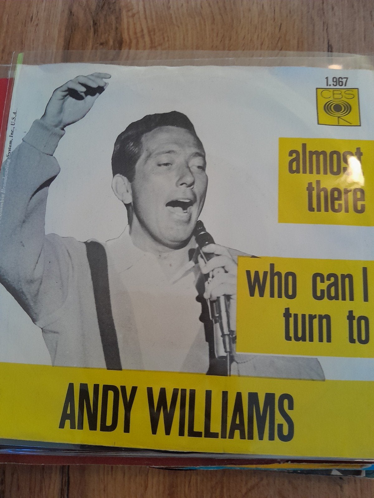 Andy williams 7inch almost there, Cd's en Dvd's, Ophalen of Verzenden, Zo goed als nieuw, Pop