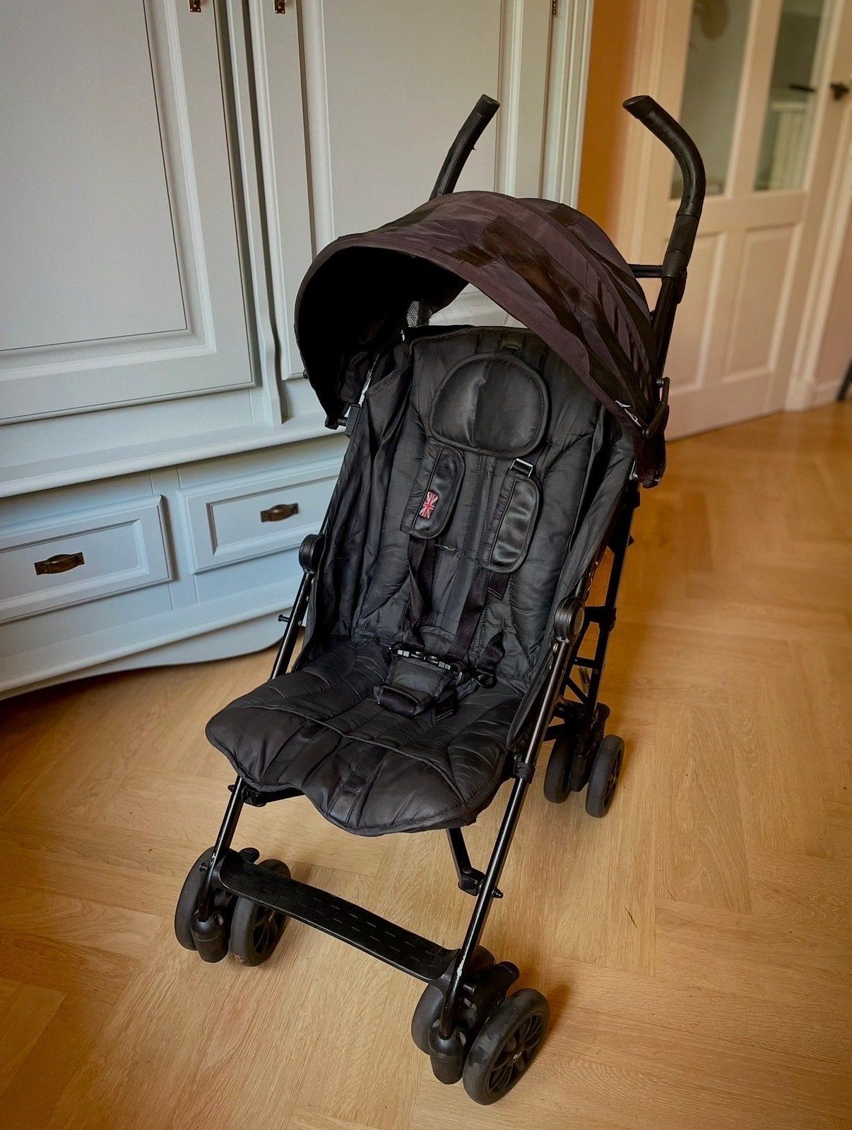 Easywalker Mini Buggy - Luxury Black, Ophalen, Gebruikt, Overige merken, Verstelbare duwstang