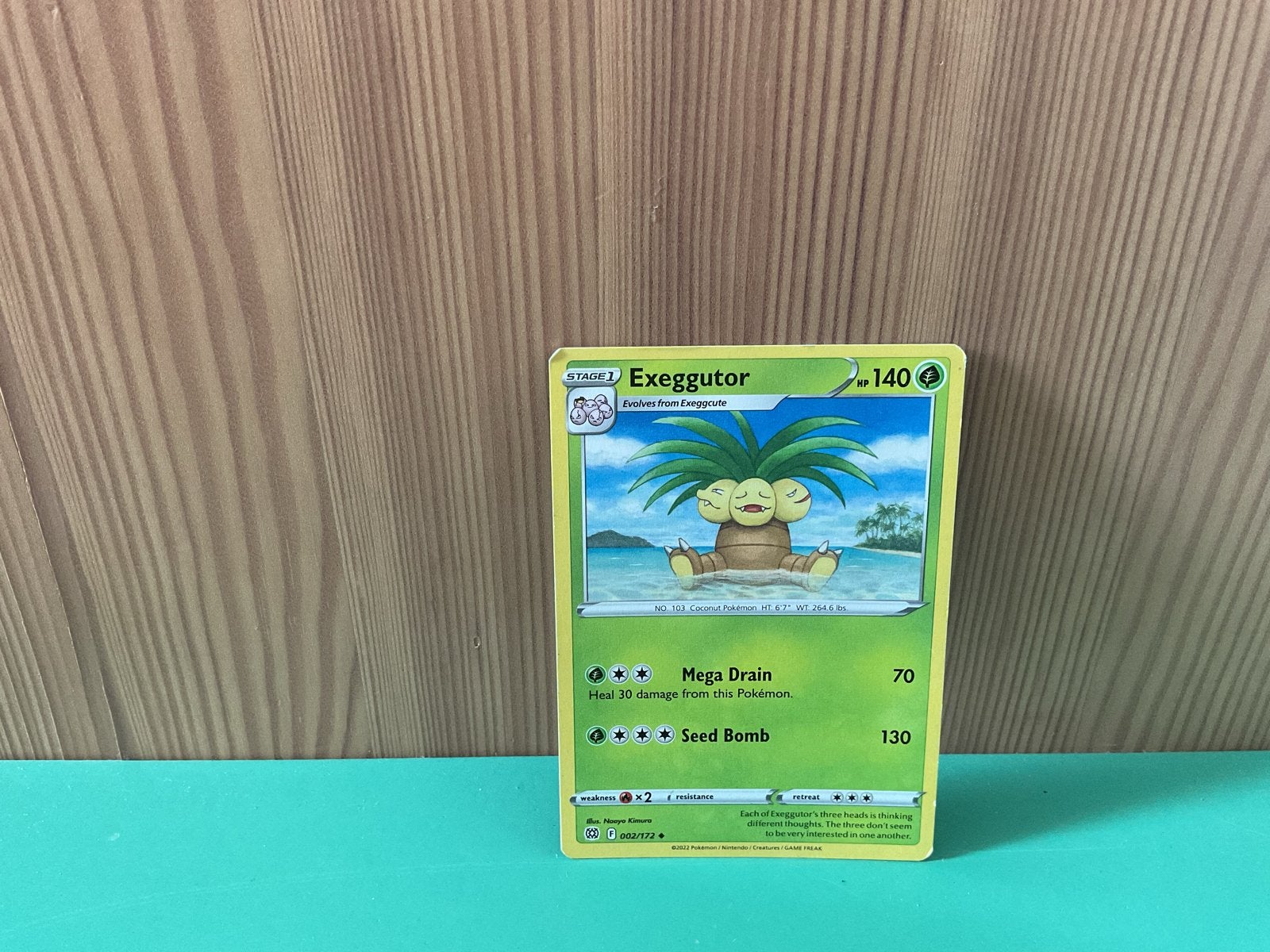 Pokémon Kaart: Exeggutor (Stage 1, 140 HP), Ophalen, Zo goed als nieuw, Losse kaart