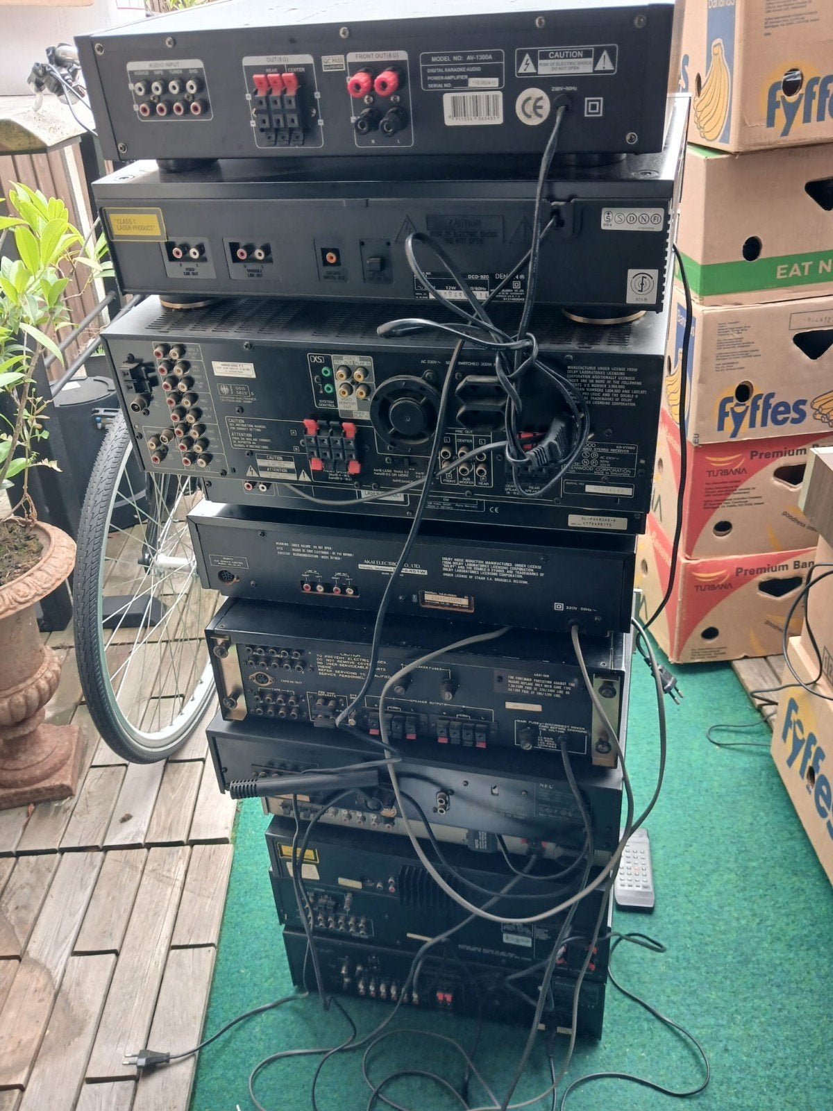 Diverse audioapparatuur en speakers - KEF, Bose, Kenwood, Ophalen, Gebruikt, Minder dan 60 watt, Overige merken