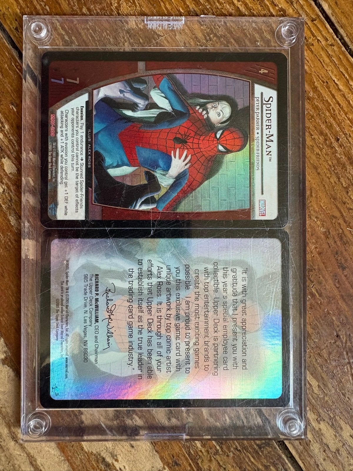 Spider-Man VS System Trading Card - Alex Ross Art, Ophalen of Verzenden, Zo goed als nieuw