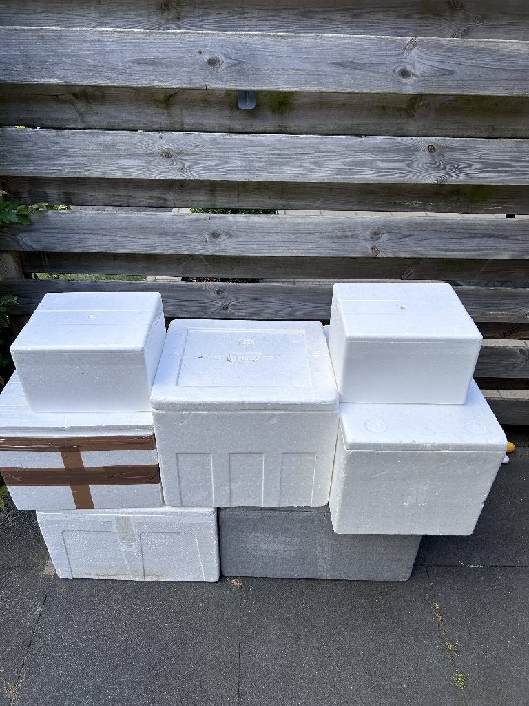 Tempex boxen piepschuim (voor vissen, transport, koeling), Ophalen, Verwarming, Zo goed als nieuw, Overige typen