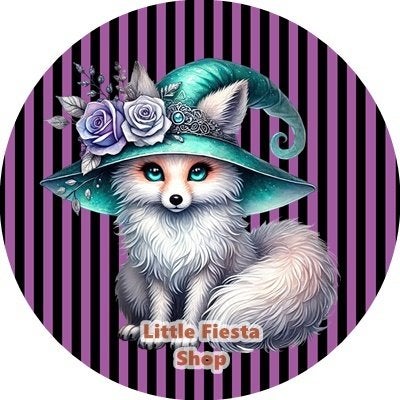 lf1269 luxe icing vosje 19cm eetbare taart print topper, Ophalen of Verzenden, Nieuw, Taarten, Versiering