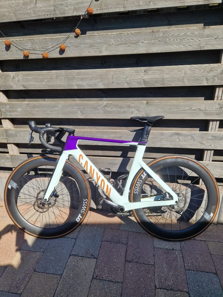 Canyon Aeroad CF SLX 8 Disc LTD Limited edition Fast Fruit, Fietsen en Brommers, Fietsen | Racefietsen, Carbon, Heren, Zo goed als nieuw