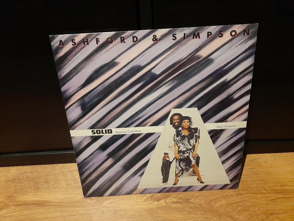 Ashford & Simpson - Solid (12" vinyl), Gebruikt, Maxi-single, 1980 - 1989, Ophalen of Verzenden