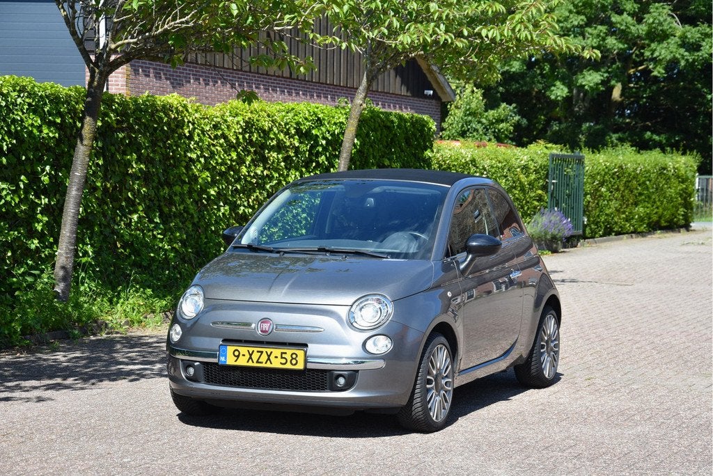 Fiat 500C 81 pk Cult cabrio automaat ecc vitueel-cockpit pdc, Auto's, Bedrijf, 26 km/l, Parkeersensor, 955 kg