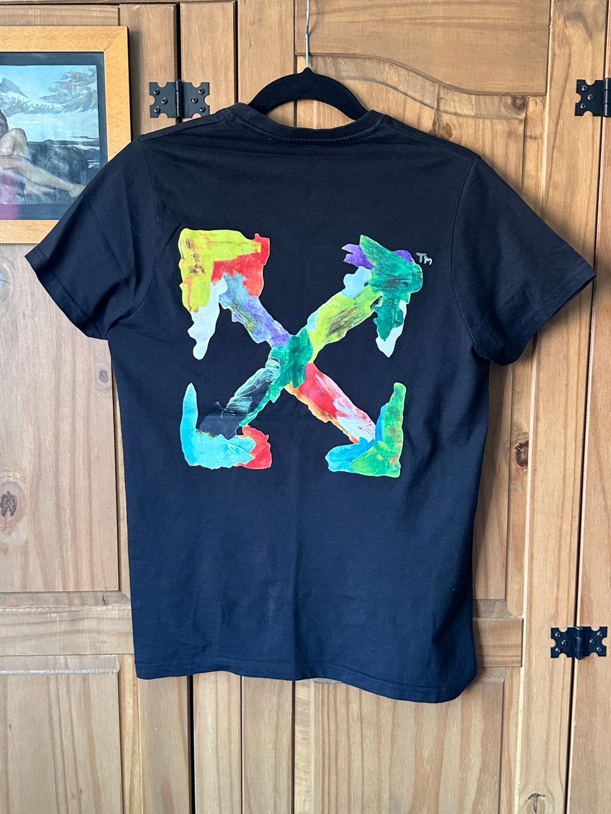 Limited paint Off White t shirt, Ophalen of Verzenden, Nieuw, Zwart