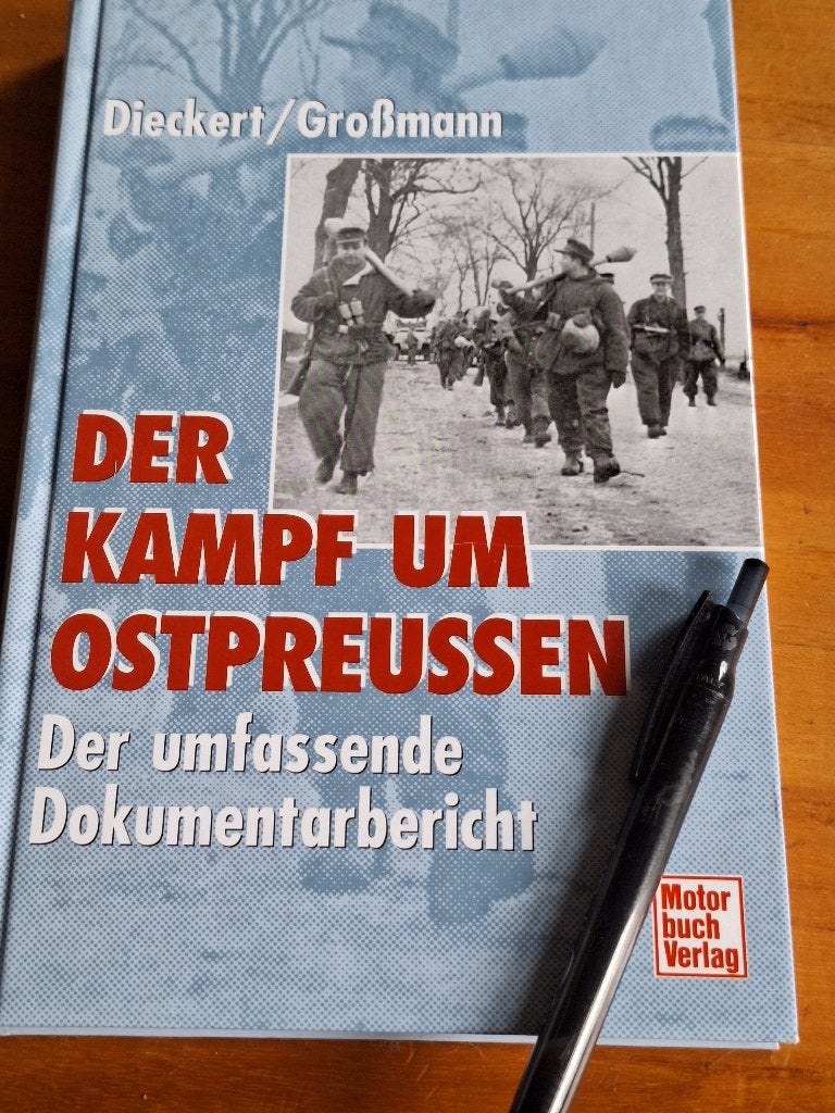 Der Kampf um Ostpreußen, Boeken, Tweede Wereldoorlog, Zo goed als nieuw, Landmacht, Dieckert/Großmann
