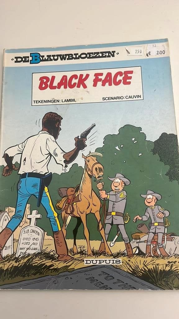 7 x Lucky Luke en 3 x De blauwbloezen, Meerdere stripboeken, Ophalen of Verzenden, Gelezen
