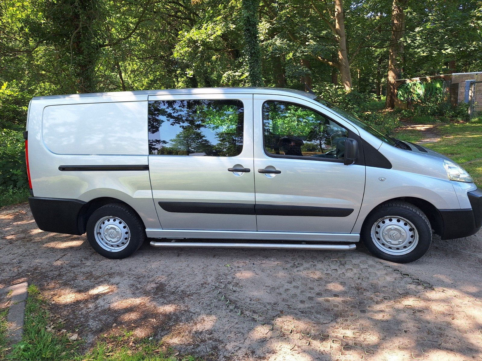 Citroën Jumpy 90150km Gbdc 2.0 HDi 125PK 12 L2h1 2015 Grijs, Auto's, Voorwielaandrijving, Euro 5, Stof, 4 cilinders