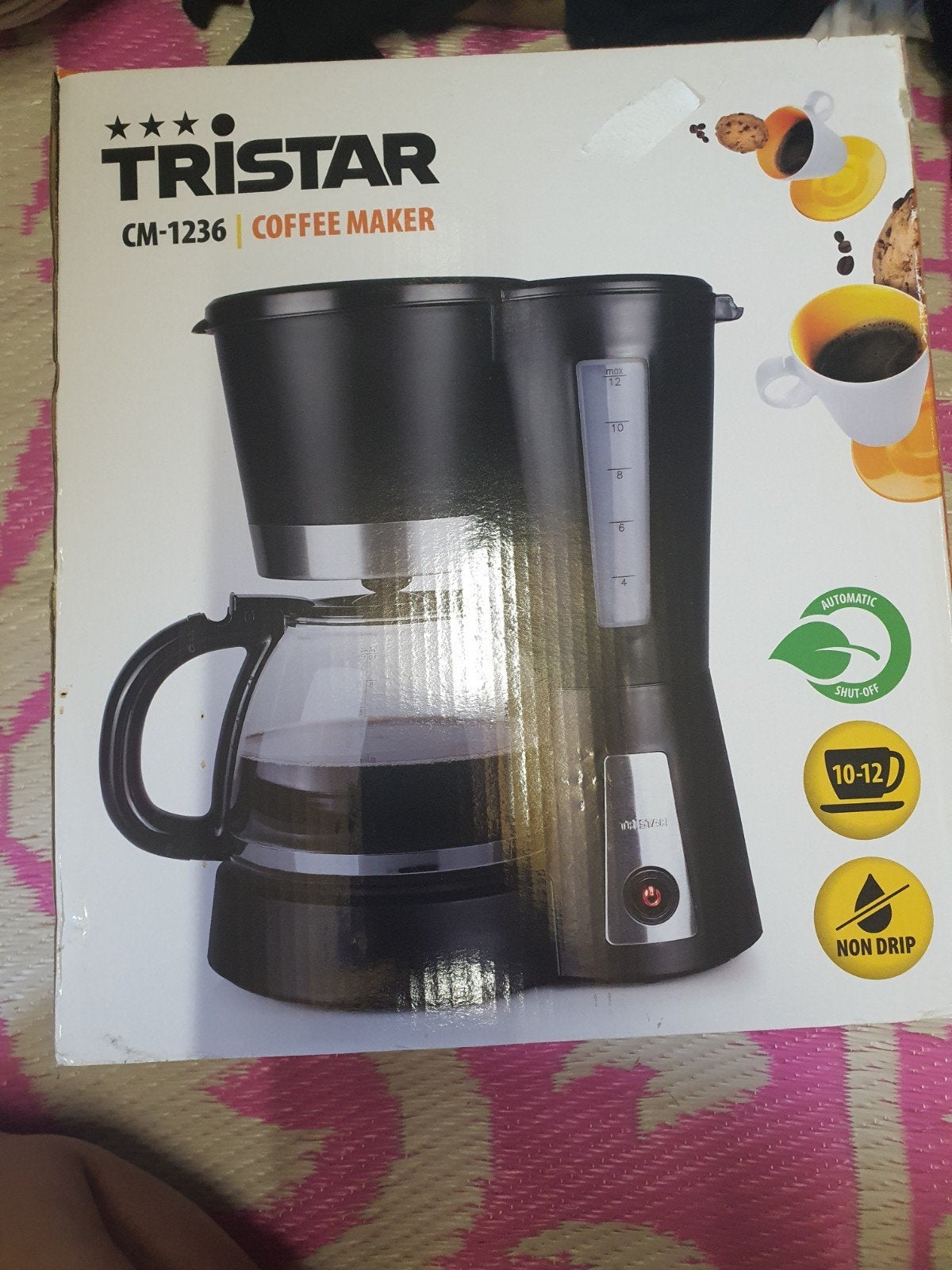 Tristar CM-1236 Koffiezetapparaat - 10-12 kopjes, Witgoed en Apparatuur, Verzenden, 10 kopjes of meer, Gemalen koffie, Koffiemachine