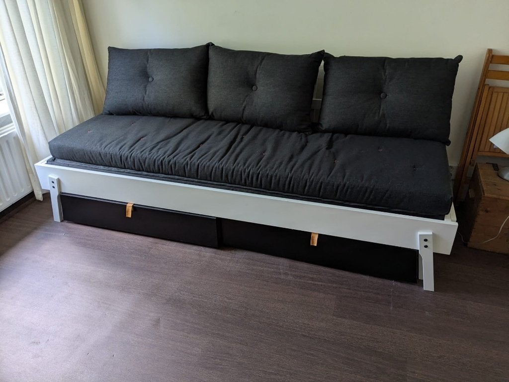 Slaapbank, Ophalen, 210 cm, Tweepersoons, 140 cm