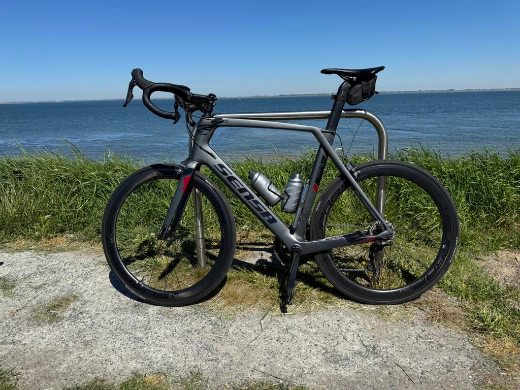 Sensa Giulia Evo racefiets, 28 inch, Velgrem, Zo goed als nieuw, 61 tot 65 cm