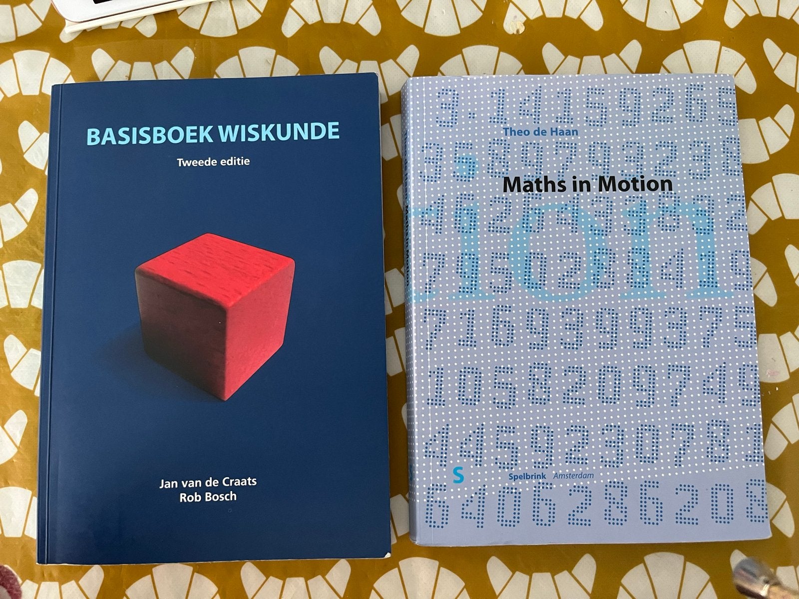 Wiskunde studieboeken: Basisboek Wiskunde & Maths in Motion, Boeken, Ophalen of Verzenden, Beta, Zo goed als nieuw, WO