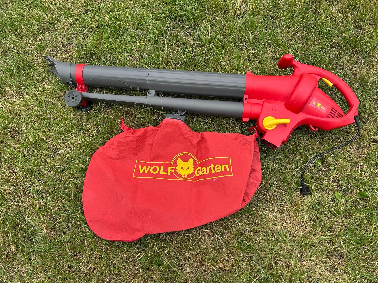 Wolf Garten LBV 2600 E Bladblazer/Bladzuiger, Ophalen, Gebruikt, Handgedragen, Met opvangzak
