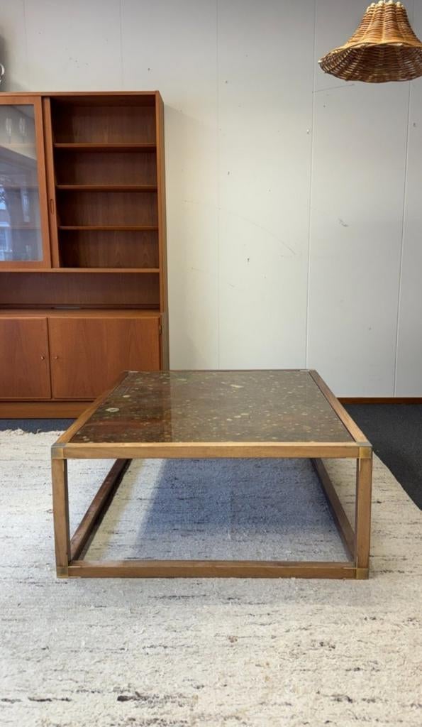 Ronald Schmitt Salontafel midcentury modern, Huis en Inrichting, Tafels | Salontafels, Ophalen, Gebruikt, Overige materialen, Vintage