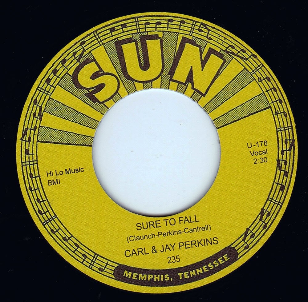 Carl Perkins - Sure To Fall 7"